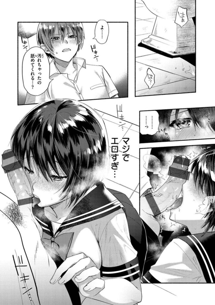 【エロ同人誌】ストレス発散用のオナグッズが同級生にバレて口止めをお願いする優等生JK…指示通りに放課後のトイレでお漏らししたり家に呼び出されて中出し調教で性奴隷堕ちする【チンプル堀田：忘れもの】